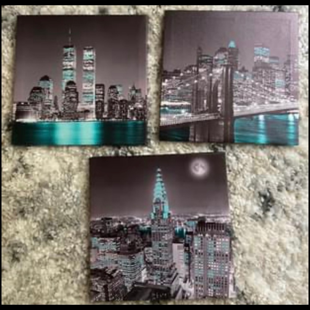 City Skyline Wall Decor